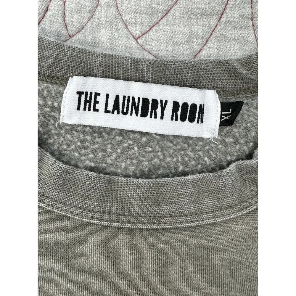 The‎ Laundry Room Raglan Sleeve Ultra Soft Crewneck Two Tone Hoodie / XL